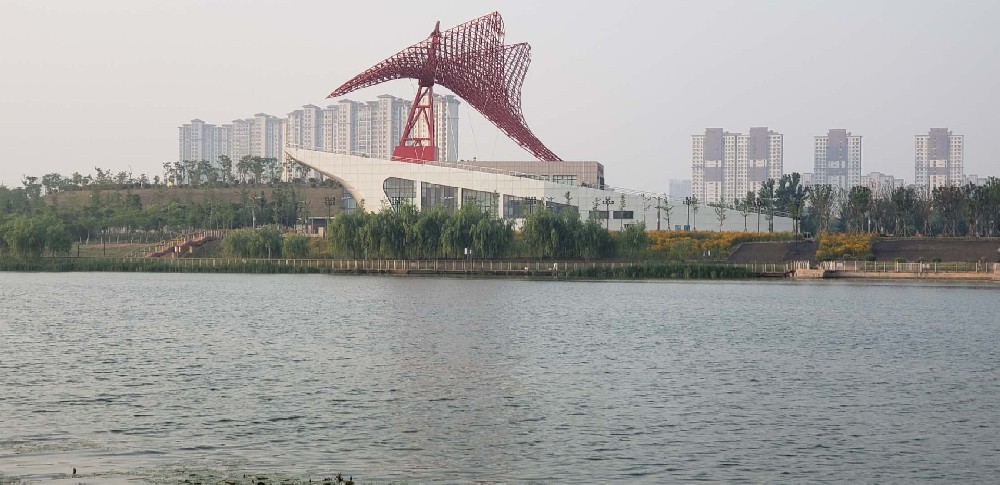 新汴河堤岸綠化景觀項目園區棧步道及護坡工程